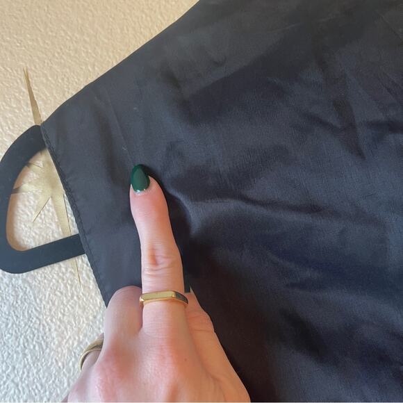 90s Wilsons Leather Classic Black 100% Leather Vest size Large EUC - Picture 14 of 15